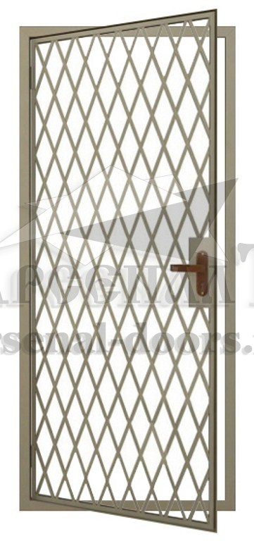 Металлическая решетчатая дверь РД14