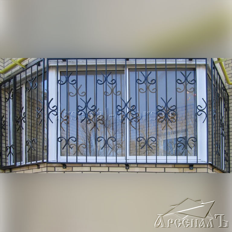 Сварные металлические балконные ограждения