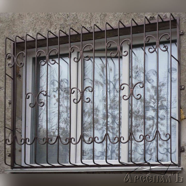 Объемные металлические решетки на окна, балконы и лоджии