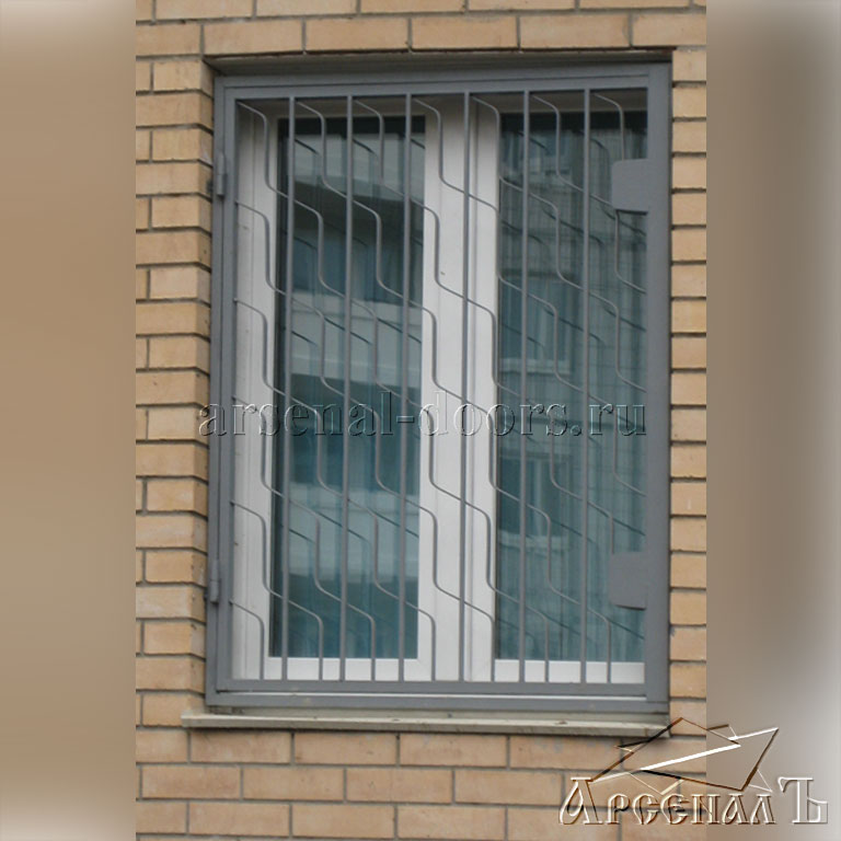 Распашные решетки на окно ( Арт 00107)