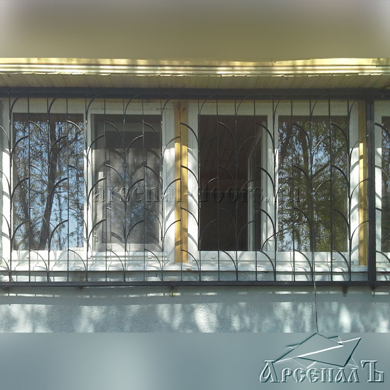 Металлические решетки на окна, балкон или лоджии в Красногорске