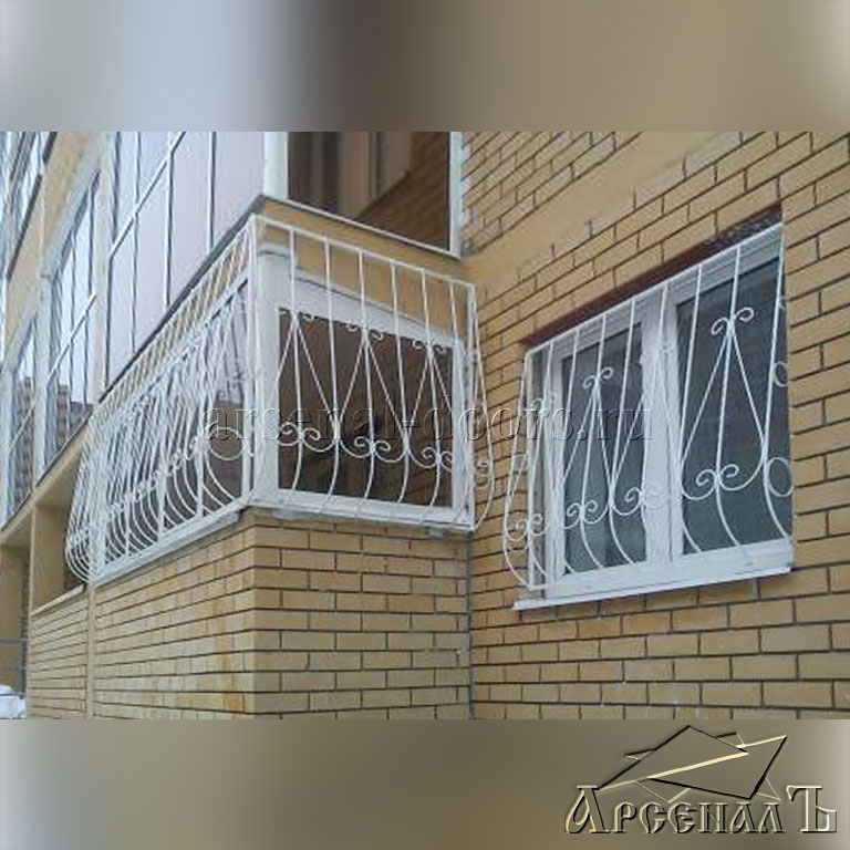 Дутые решетки на окна и балкон Королев